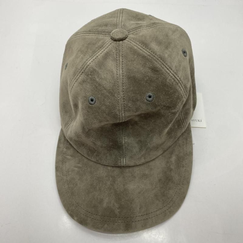 キジマ タカユキ CALF SUEDE 6 PANEL CAP W-242944-04 サイズ1 ベージュ 91