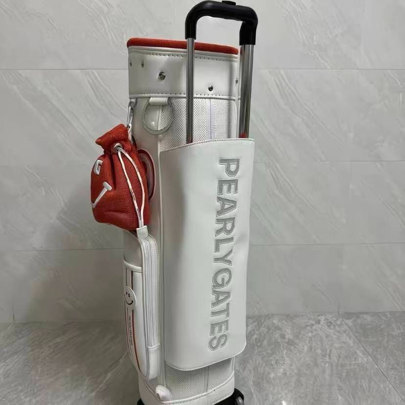 ☆新品未使用☆ PEARLY GATES ゴルフバッグキャスター付 口コミ・評価｜GDO限定 タイヤ付きキャディバッグ（【男性】キャディ