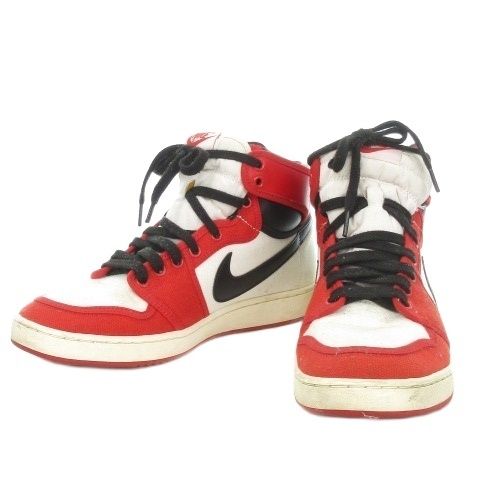ナイキ NIKE AIR JORDAN 1 KO HIGH CHICAGO スニーカー ハイカット レースアップ 27cm 赤 レッド DA9089-100 AH10 GY01