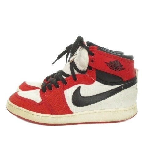 ナイキ NIKE AIR JORDAN 1 KO HIGH CHICAGO スニーカー ハイカット レースアップ 27 cm 赤 レッド DA 9089 100 AH 10 GY 01