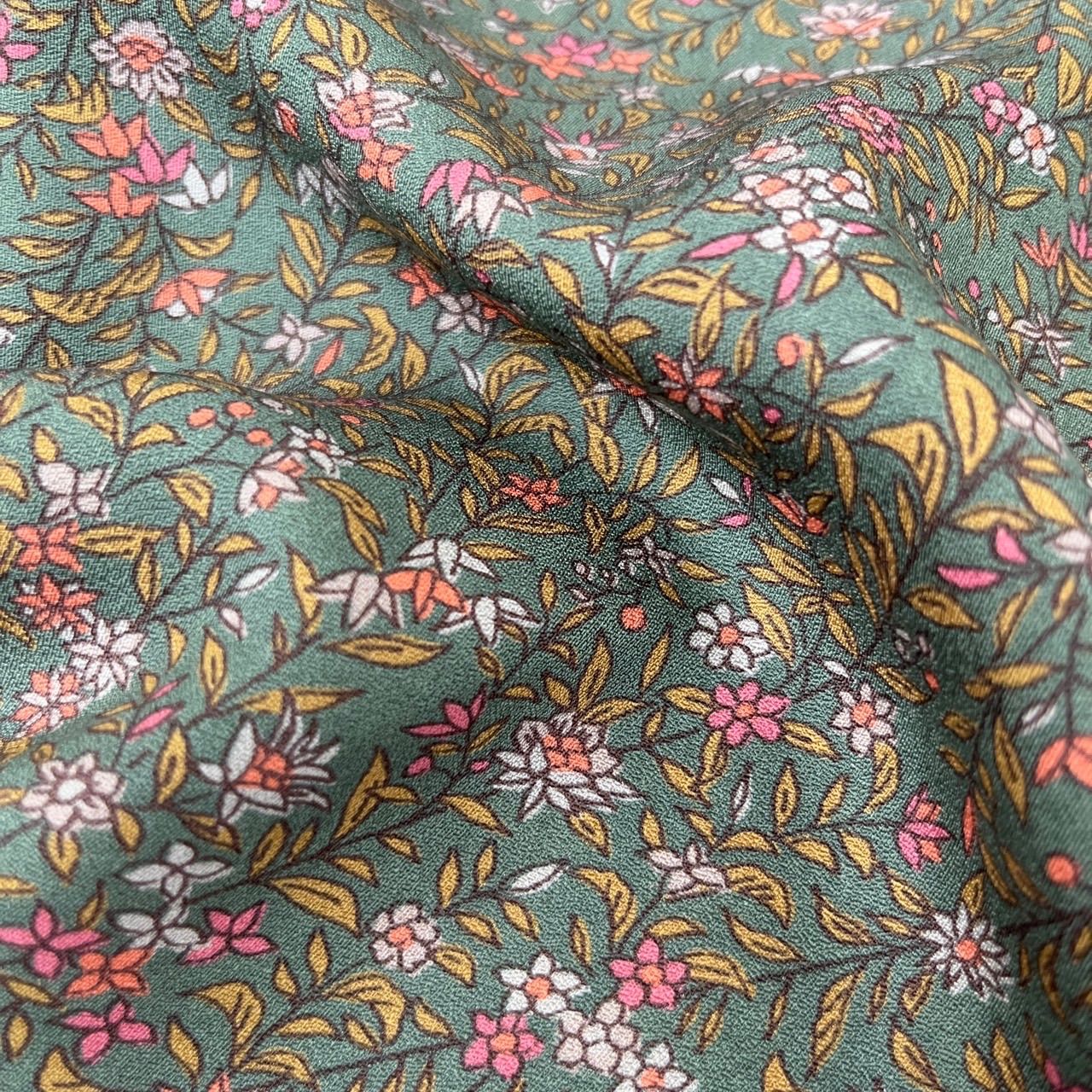 小紋 正絹 裄65 小花の美しい染め 袷 着物 MK-2323 - メルカリ