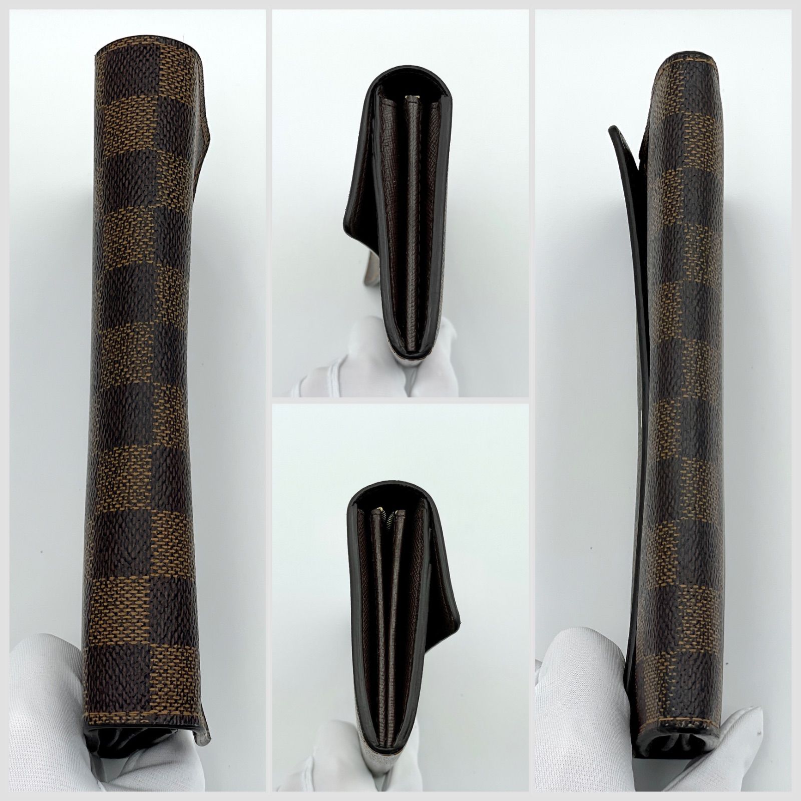 Louis Vuitton ルイヴィトン / ダミエ / ポルトフォイユ サラ / エベヌ