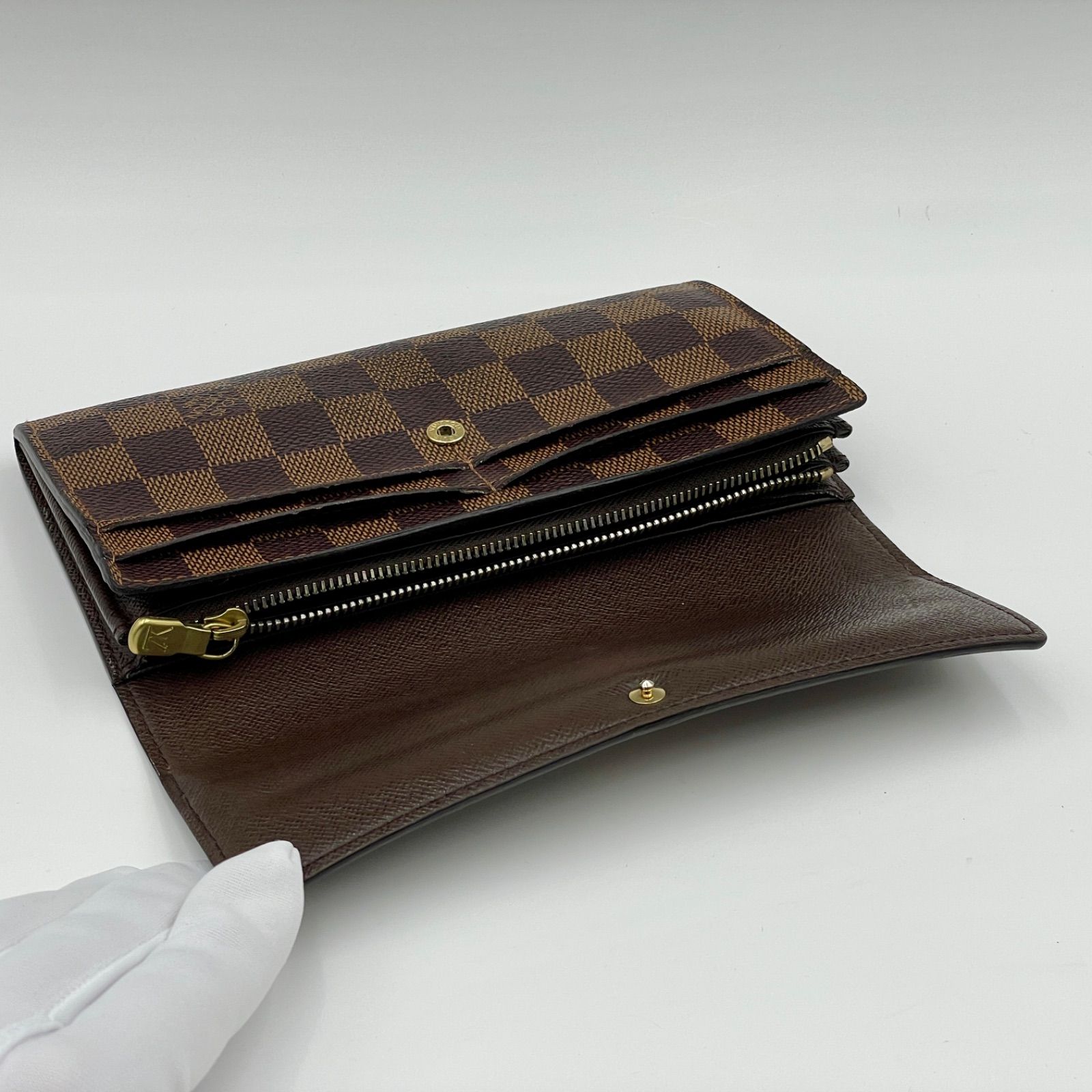 Louis Vuitton ルイヴィトン / ダミエ / ポルトフォイユ サラ / エベヌ