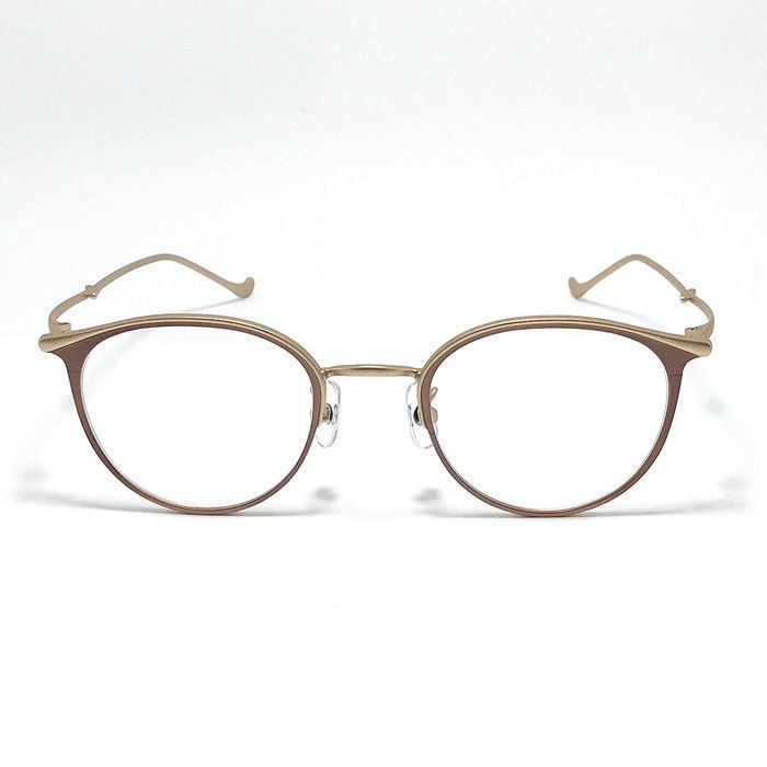 CARPE DIEM BY アミパリ 眼鏡 メガネ フレーム サングラス CD 1602-GD TC-47 度付可 ゴールド テラコッタ