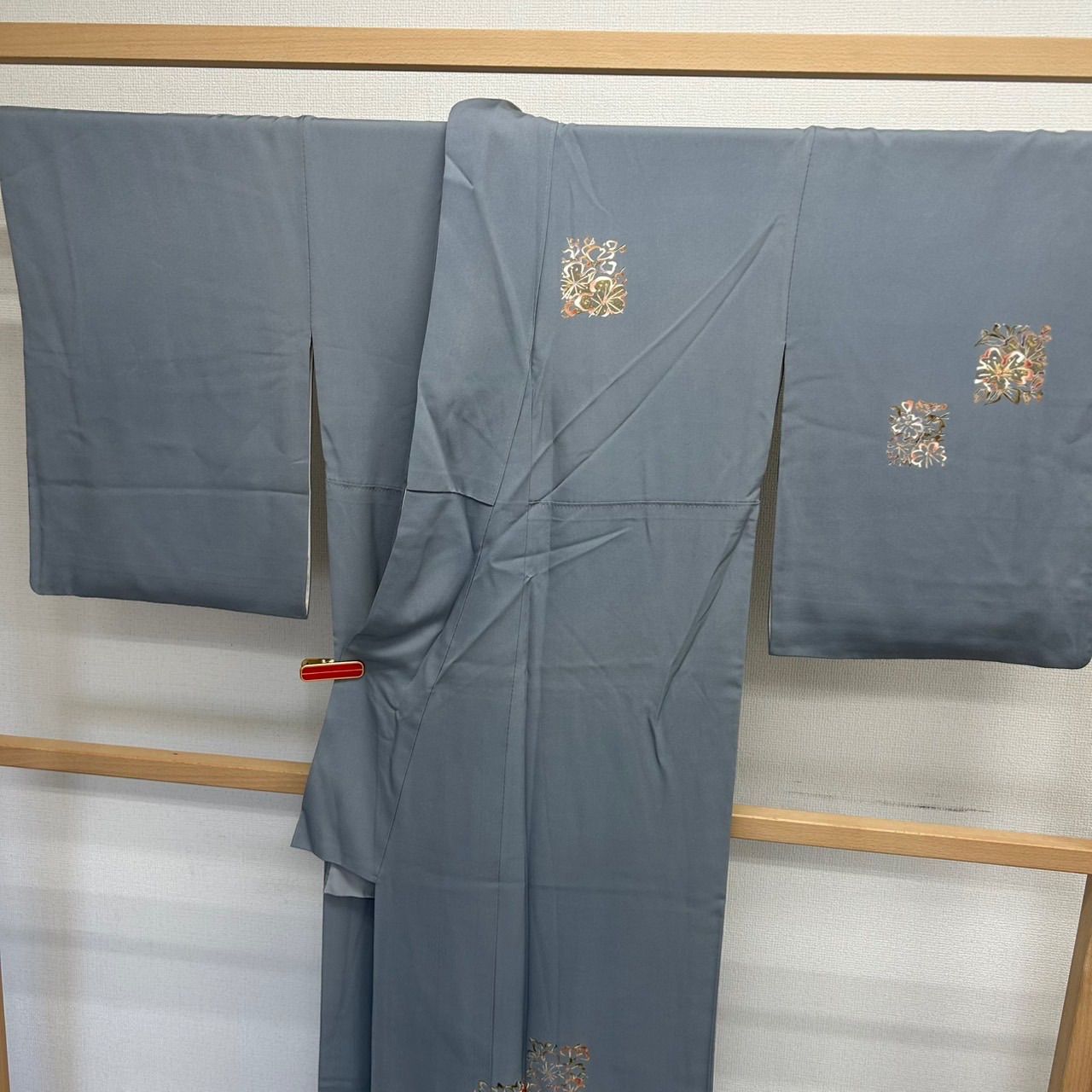 付下げ トールサイズ 金彩 上品な染め 紋無し 訪問着 正絹 着物 MK