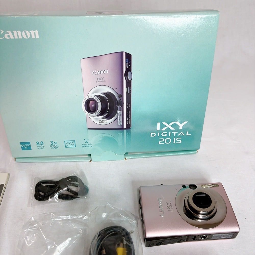 美品】✨希少✨Canon IXY DIGITAL 20 IS PC1271 ピンク - メルカリ