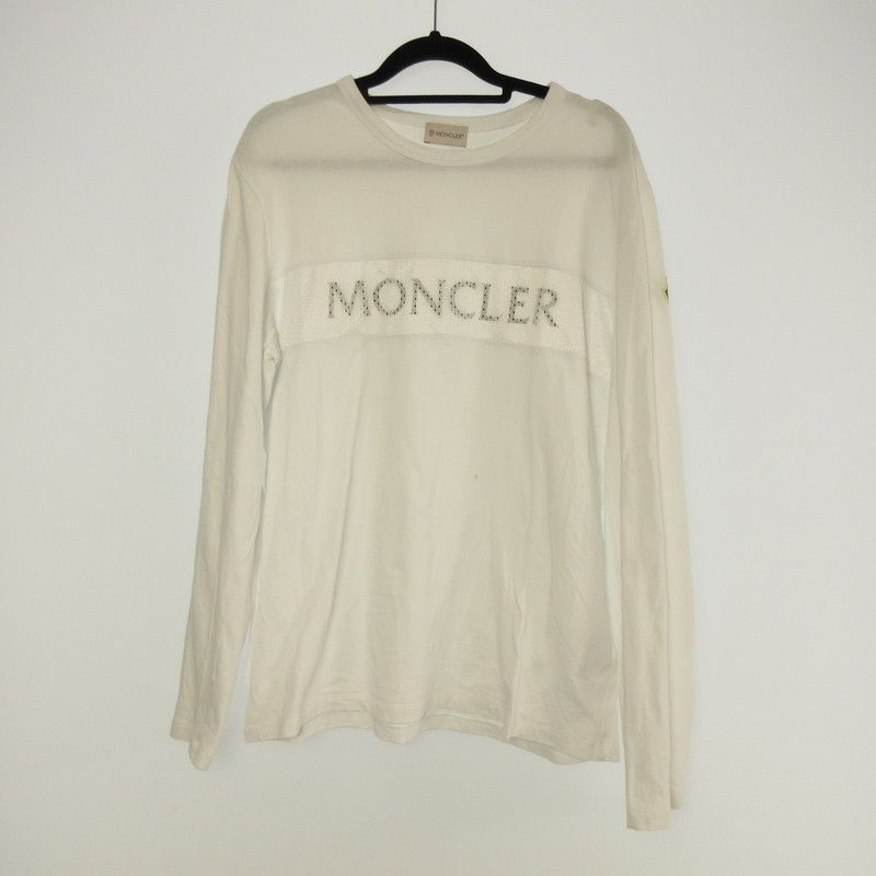 MONCLER モンクレール 長袖Ｔシャツ MAGLIA T SHIRT ホワイト サイズ L 108