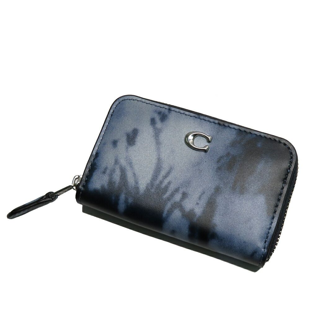 名古屋 コーチ エッセンシャル スモールジップアラウンド カードケース タイダイ レディース