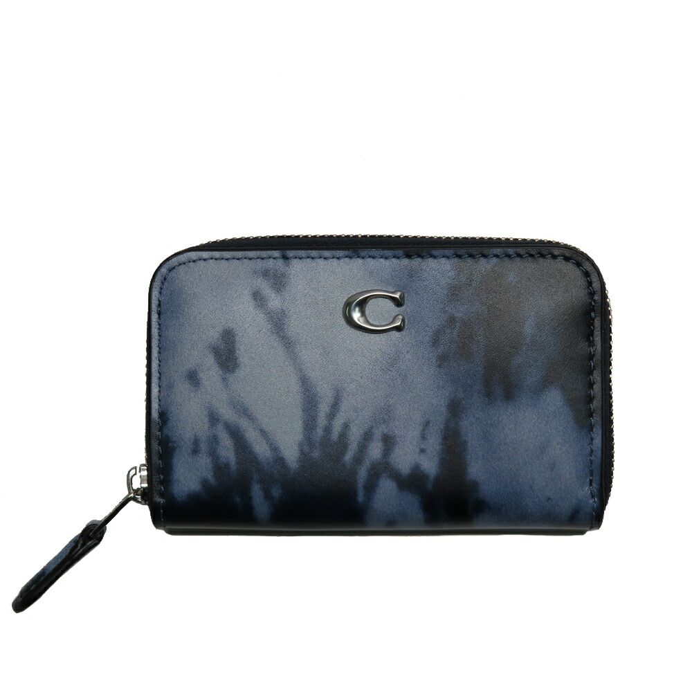 名古屋 コーチ エッセンシャル スモールジップアラウンド カードケース タイダイ レディース