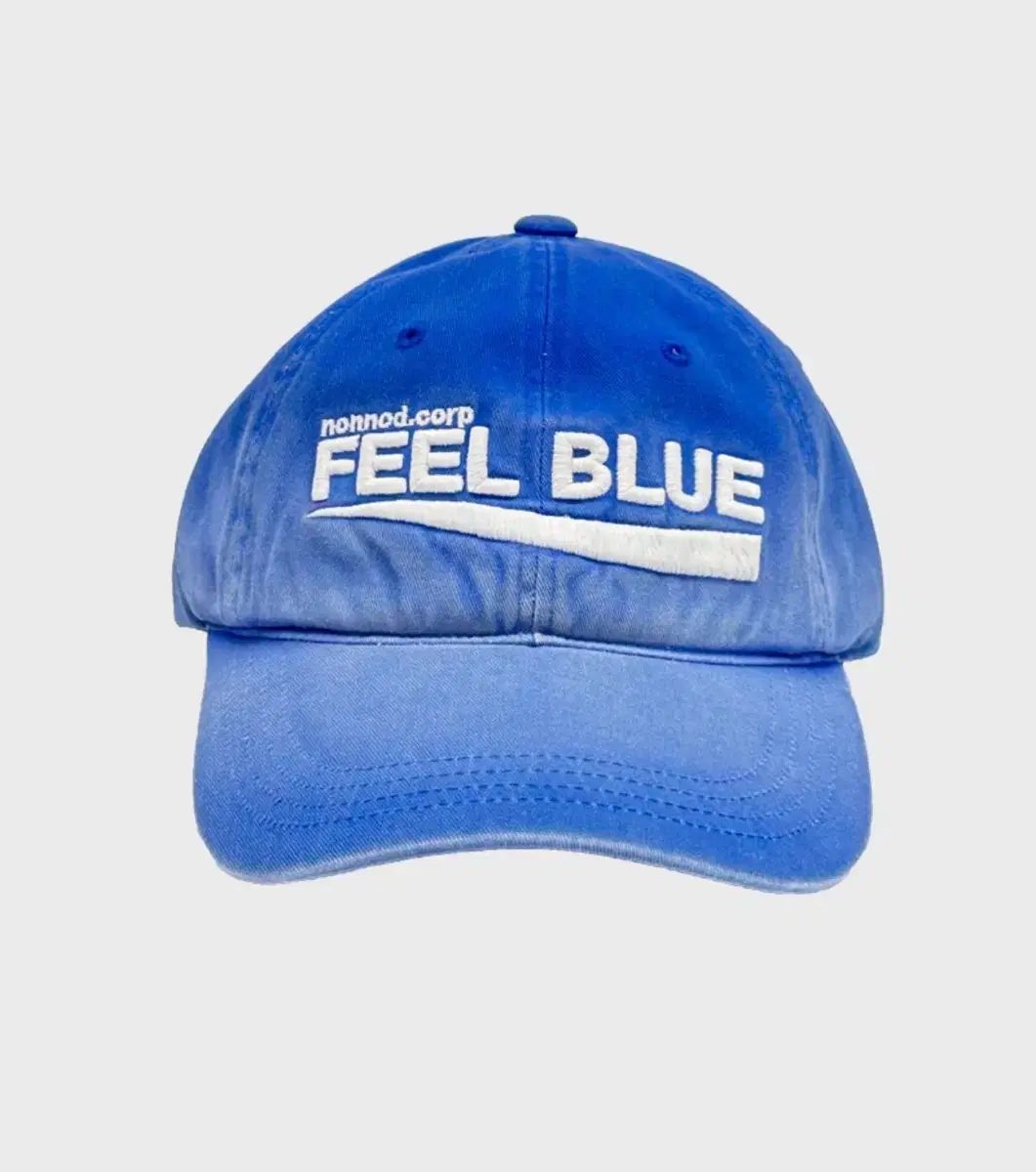 Nonnod feel blue ヴィンテージ ウォッシュド ブルー ベースボールキャップ