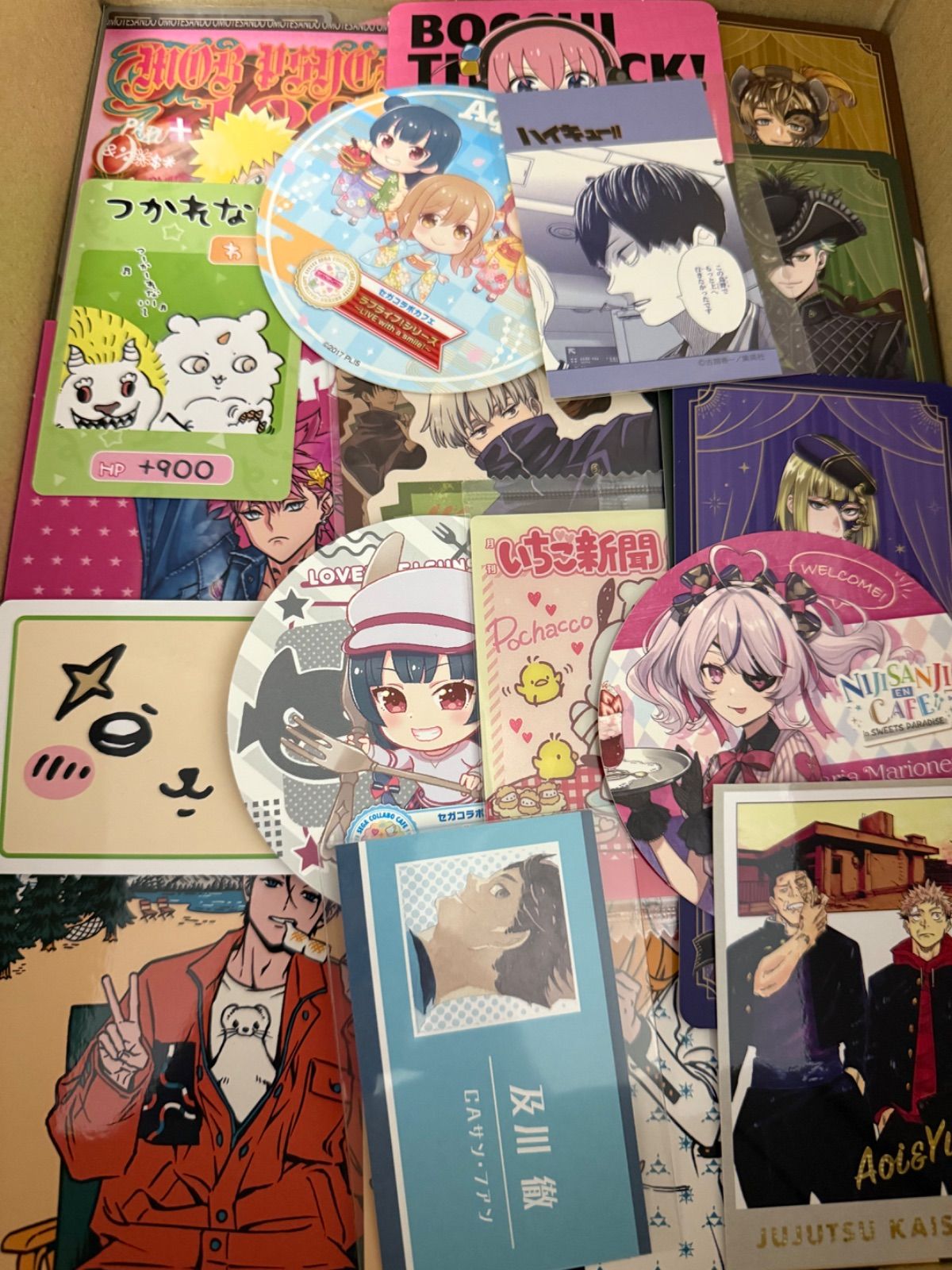 紙類 アニメ ゲーム まとめ売り 大量 コースター ポストカード カード