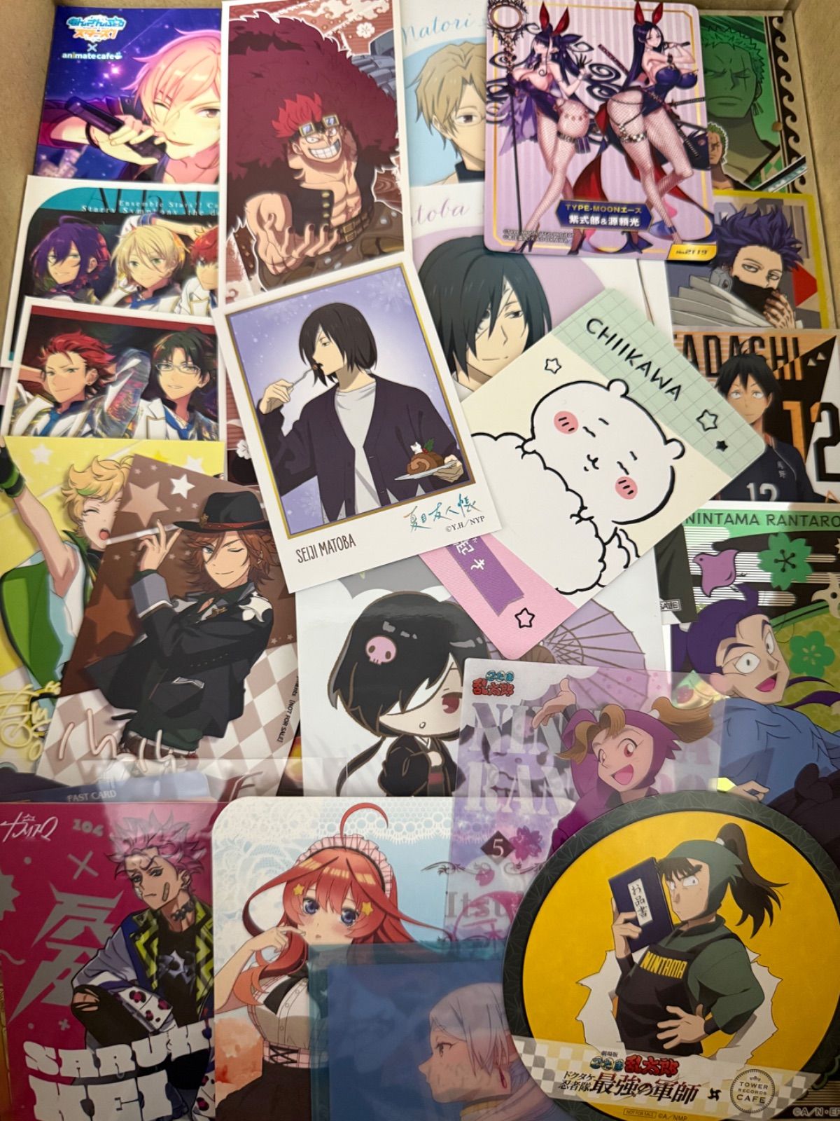 紙類 アニメ ゲーム まとめ売り 大量 コースター ポストカード カード