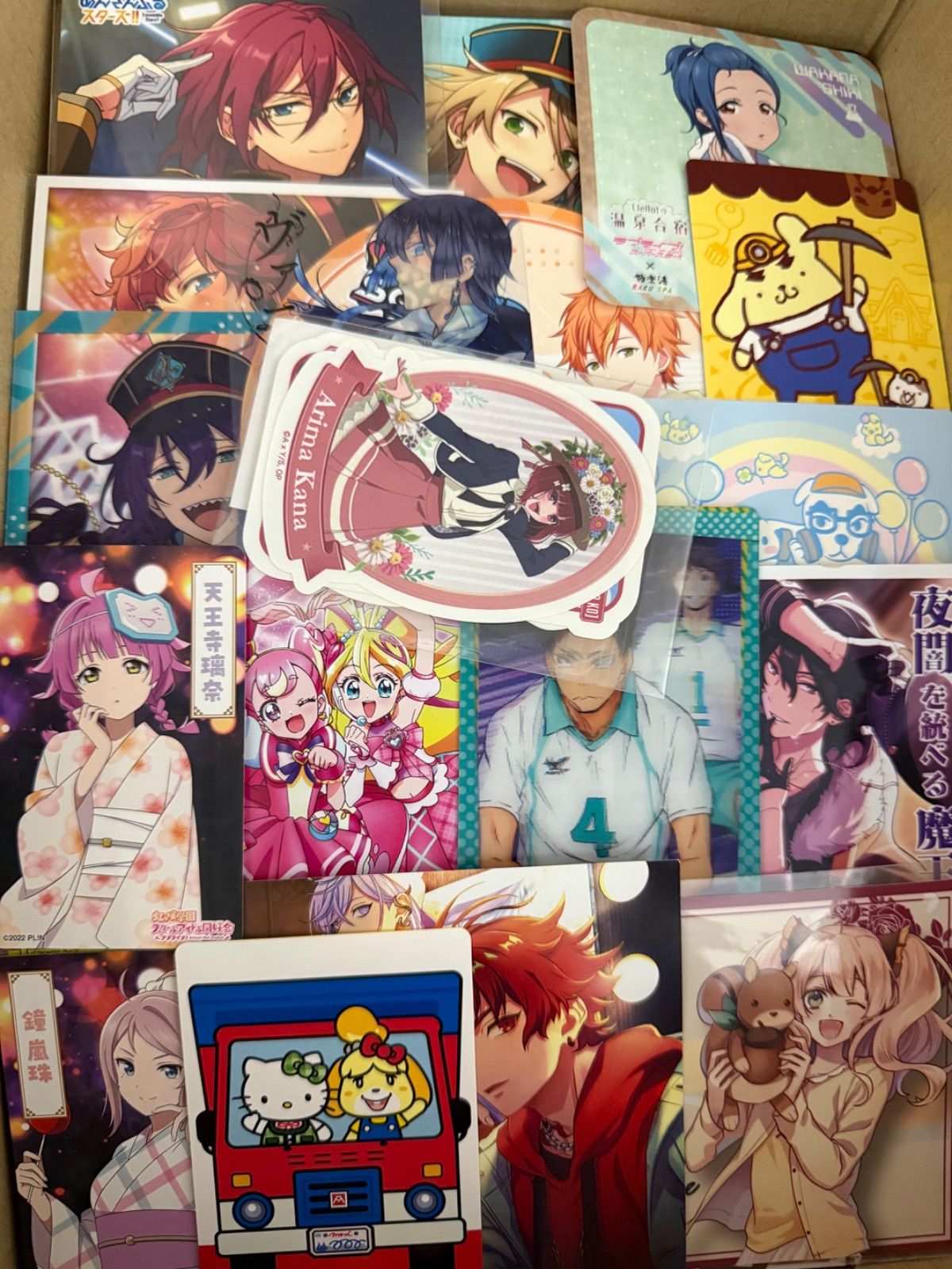 紙類 アニメ ゲーム まとめ売り 大量 コースター ポストカード カード