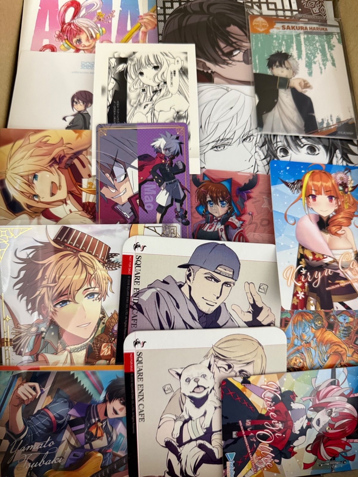 紙類 アニメ ゲーム まとめ売り 大量 コースター ポストカード カード