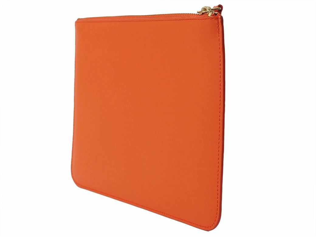 COMME des GARCONS コムデギャルソン ルビーアイ クラッチ クラッチバッグ セカンドバッグ オレンジ レディース レザー ポーチ L へび A 5ジャストサイズ 収納不可