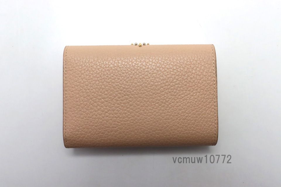 LOUIS VUITTON トリヨン ポルトフォイユカプシーヌコンパクト スタッズ レザー 3つ折り財布 ルイヴィトン 1120 ah 978971