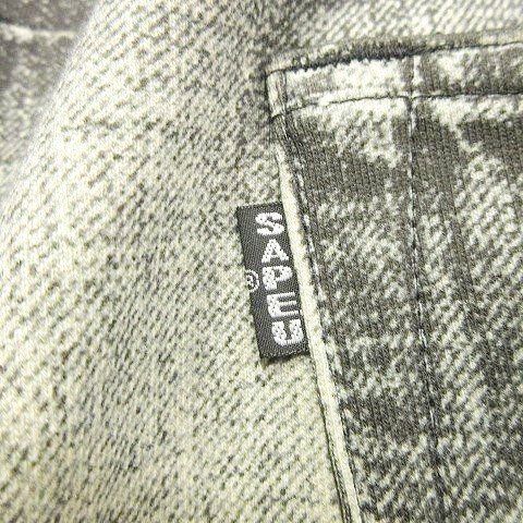 サプール SAPEur 美品 Lot.5550XX SWEAT PANTS デニム転写 スウェット