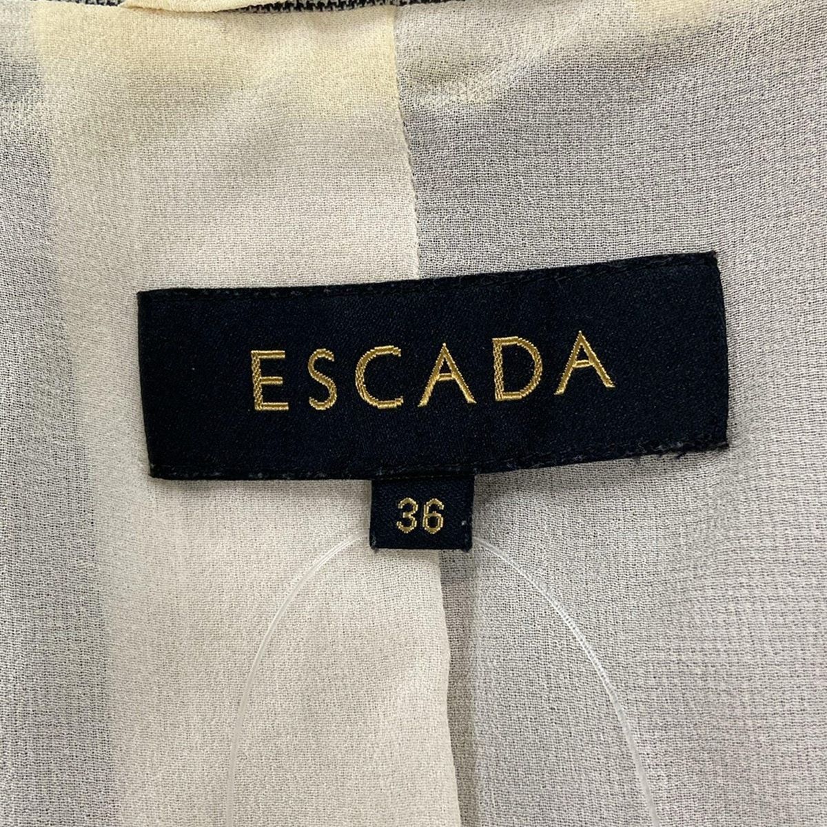 ESCADA(エスカーダ) ジャケット サイズ36 M レディース - ライトグレー