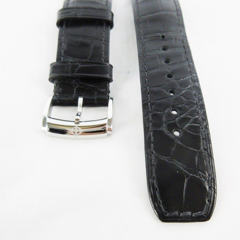 【希少/美品】ボームアンドメルシー 純正 20mm クロコ レザー ベルト 紺 時計バンド プレミアムクロコ ブラック | 時計バンド | バンビ公式