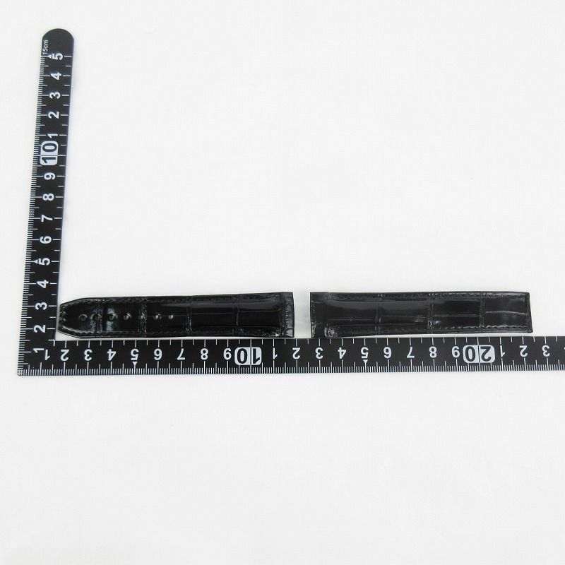 オメガ OMEGA 純正 革ベルト 腕時計 アリゲーター クロコ シャイニー