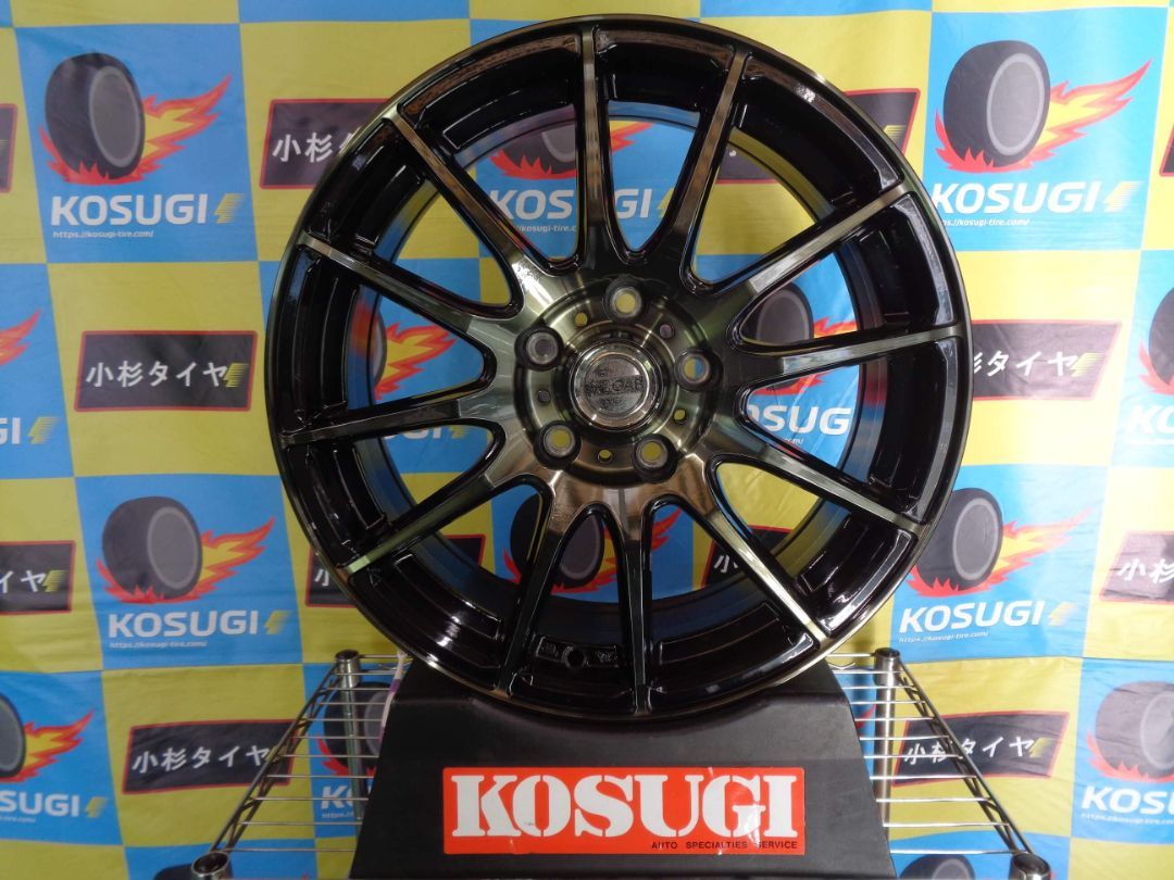 17インチ ホイール GAB 4本セット 7 J 17 5 H 114 3 48 CX 8 レヴォーグ atsugiM 12