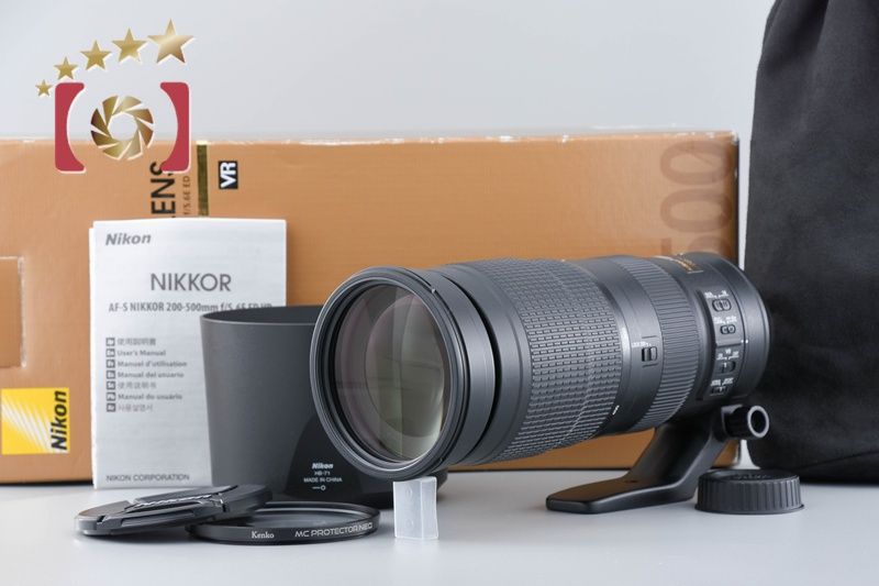 Nikon ニコン AF-S NIKKOR 200-500 mm f 5.6 E ED VR 元 き ズームレンズ