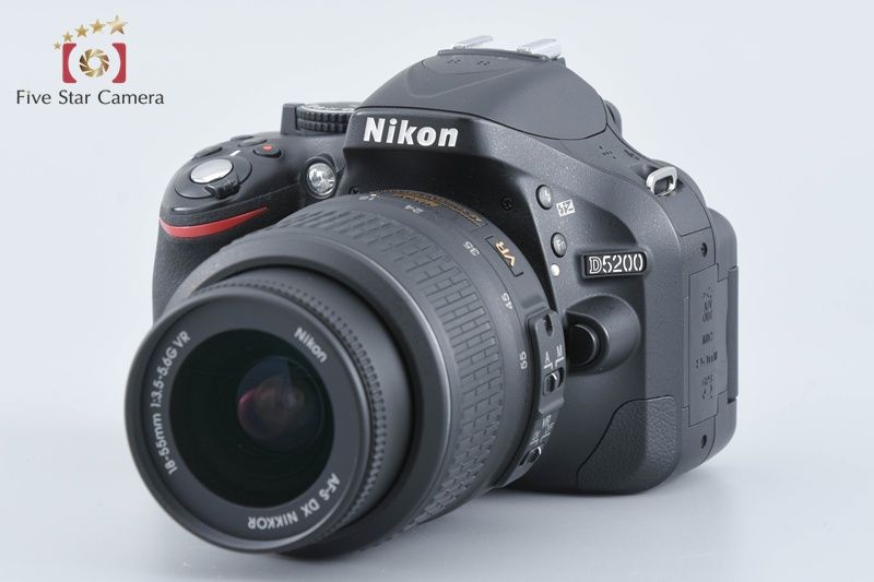 Nikon ニコン D 5200 18 55 VR レンズキット ブラック デジタル一眼レフカメラ