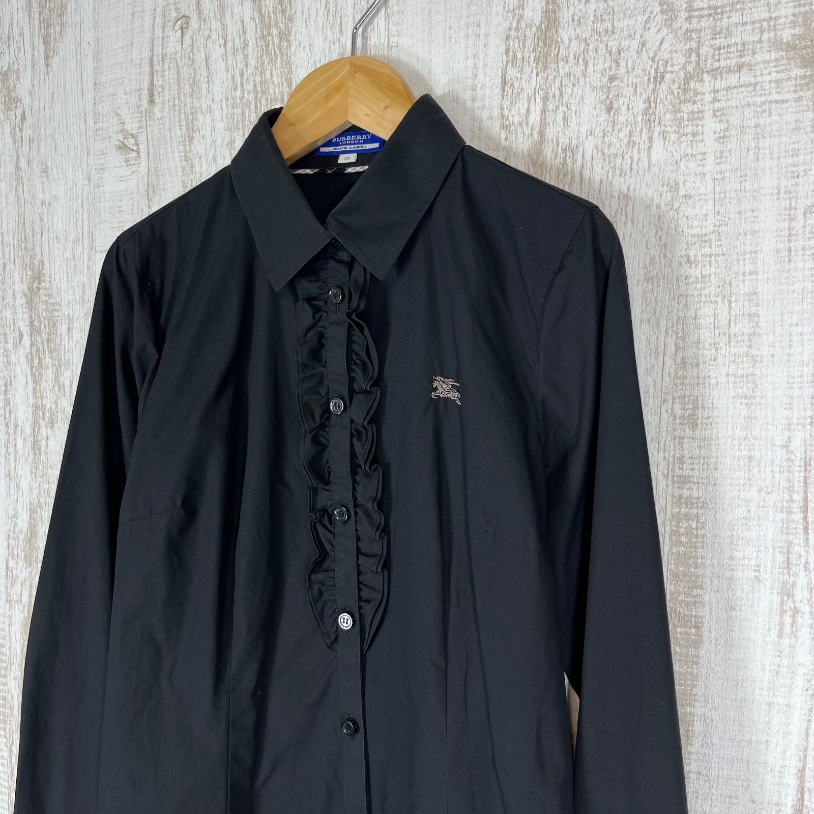 BURBERRY BLUE LABEL バーバリーブルーレーベル ホースロゴ刺繍 