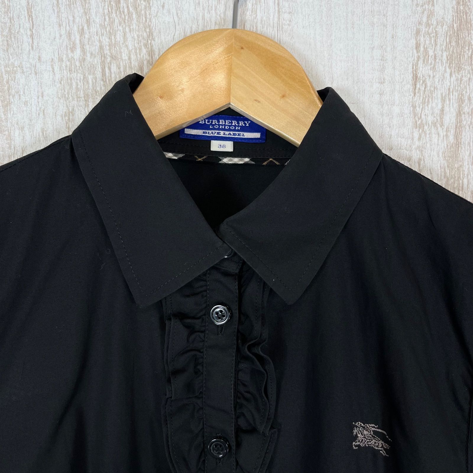 BURBERRY BLUE バーバリーブルーレーベル LABEL ホースロゴ刺繍 LABEL 