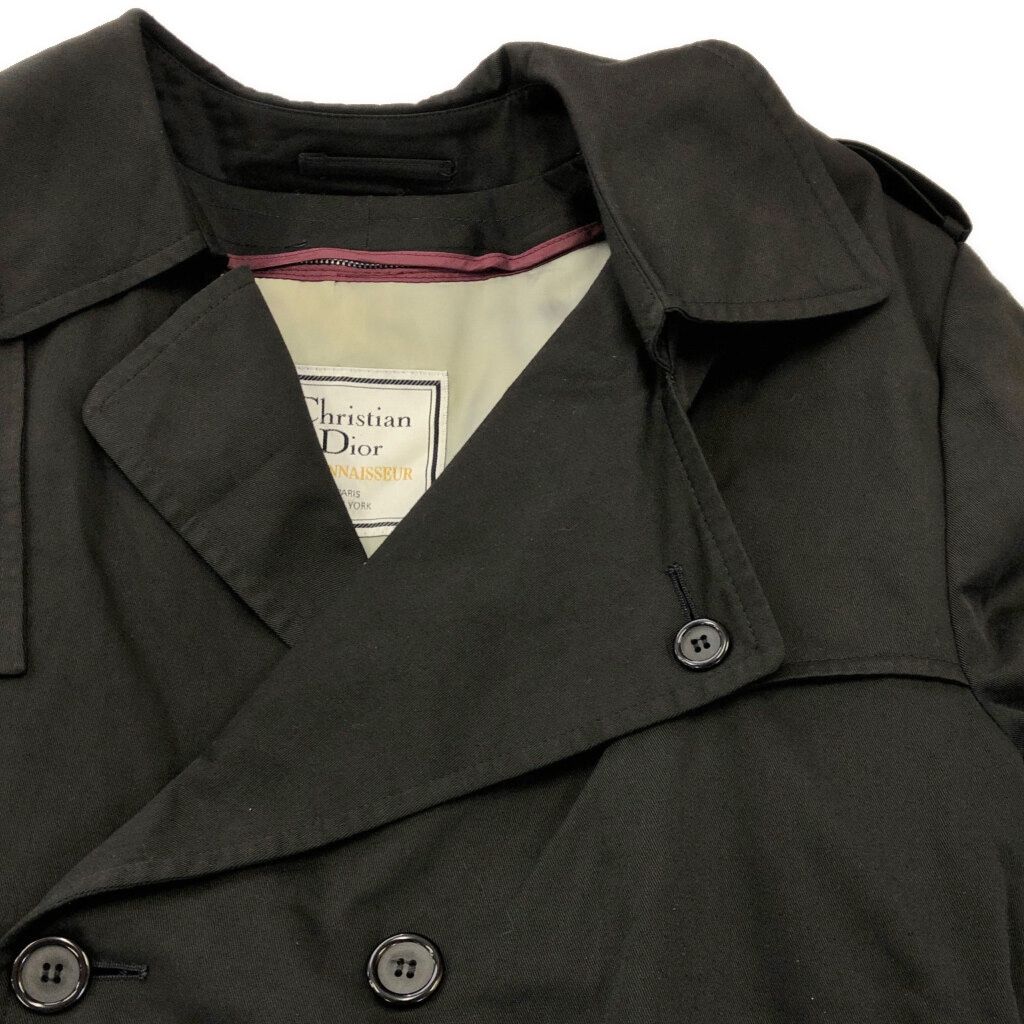 Christian Dior LE CONNAISSEUR トレンチコート ブラック(メンズ 46 R