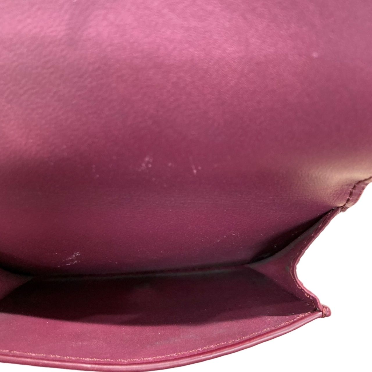  LOEWE ロエベ アナグラム トライフォールド ウォレット バーガンディ レザー 三つ折り財布 レディース 三つ折り財布 折り財布