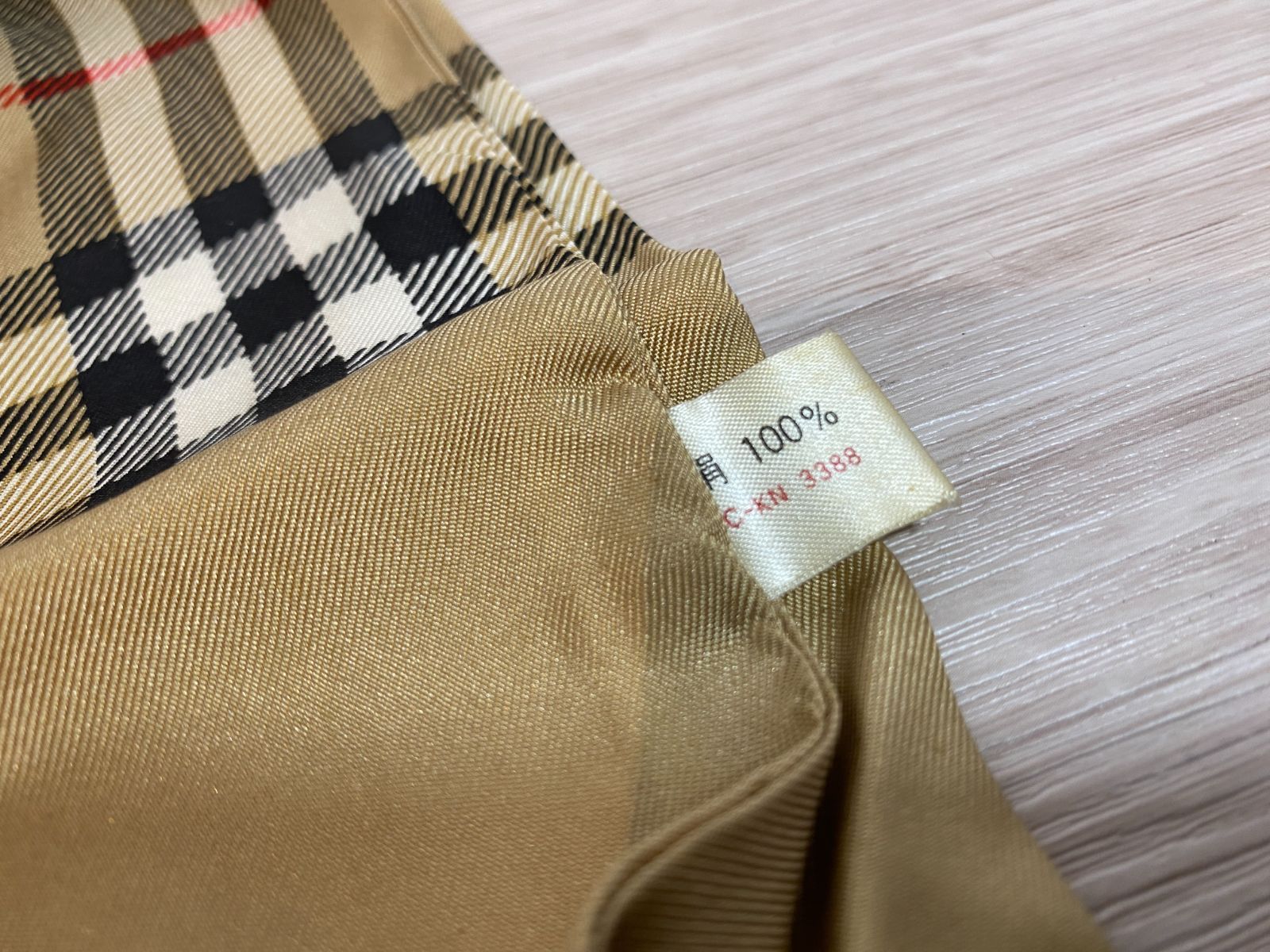  Burberrys バーバリー シルク ストール ノバチェック チェック柄 ストール 小物