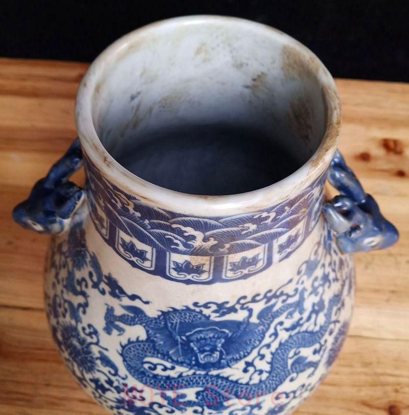 青花磁 鹿頭尊 置物 景徳鎮 陶磁器 装飾品 現代工芸品 美術品 青花磁 鹿頭尊 置物 景徳鎮 陶磁器 装飾品 現代工芸品 美術品gy1216