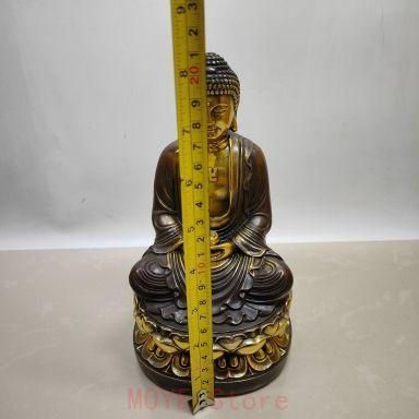 釈迦牟尼仏 銅製 仏像 彫刻 置物 開運 風水 釈迦牟尼仏像 銅製 仏像 彫刻 置物 開運 風水gy1216 - メルカリ