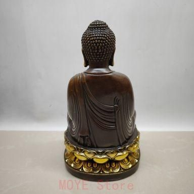 釈迦牟尼仏像 銅製 仏像 彫刻 置物 開運 風水gy1216 - メルカリ