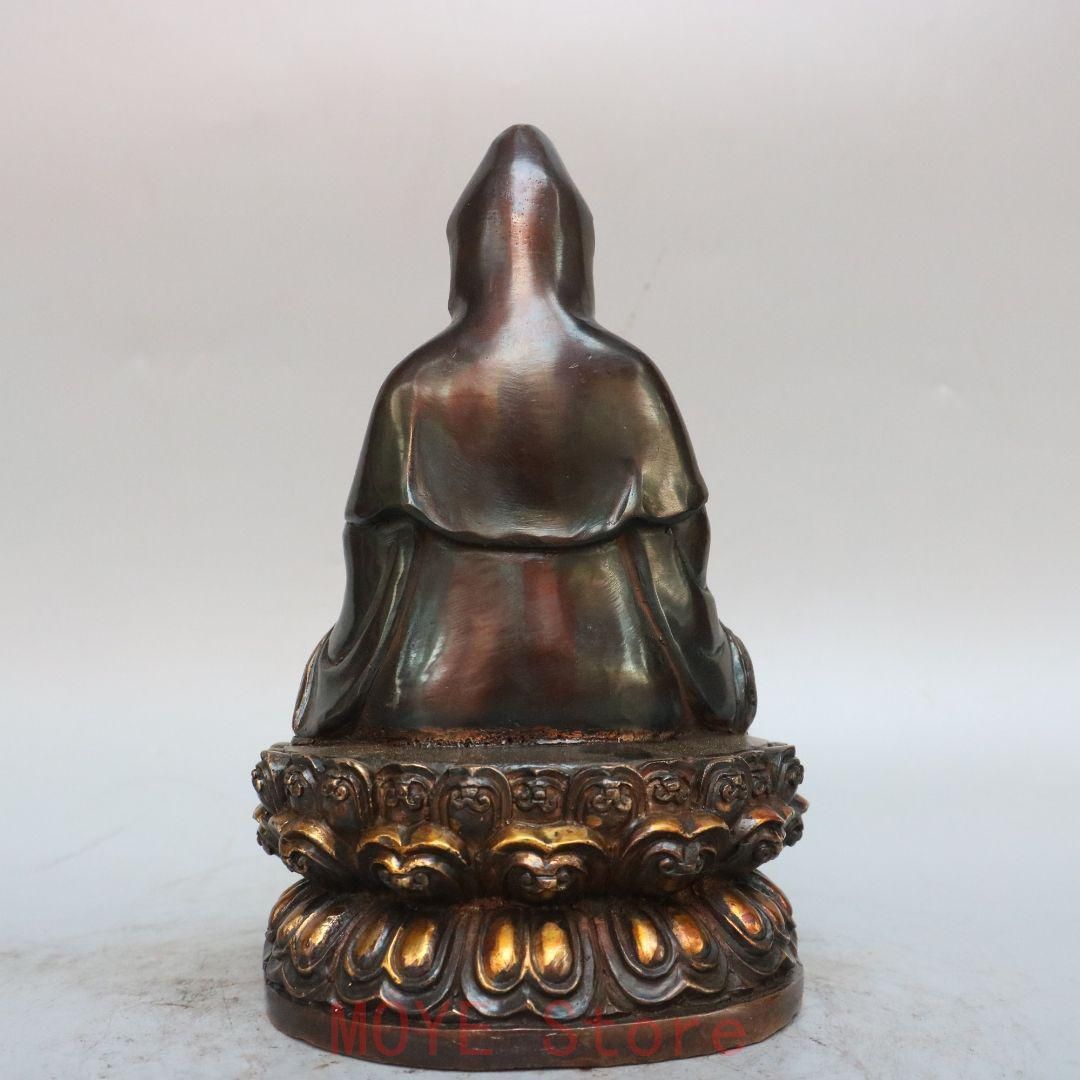 仏教美術 観音蓮華坐像 仏像 置物 仏教美術 観音蓮華坐像 仏像 置物gy1216 - メルカリ