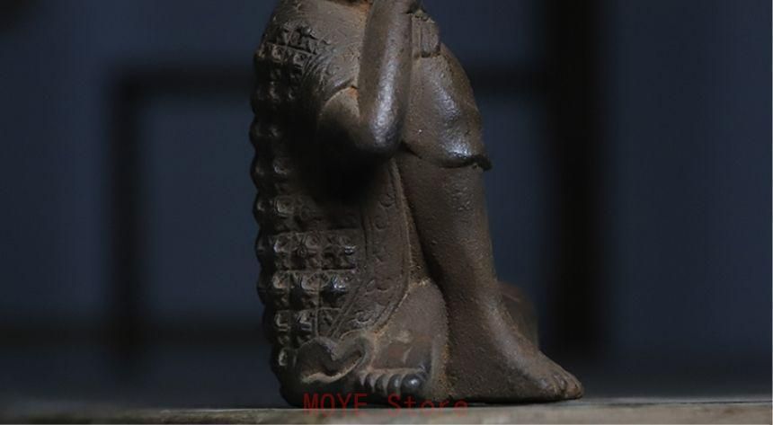 鉄器 鉄仏 釈迦睡仏 工芸品 美術品 置物gy1216 - メルカリ