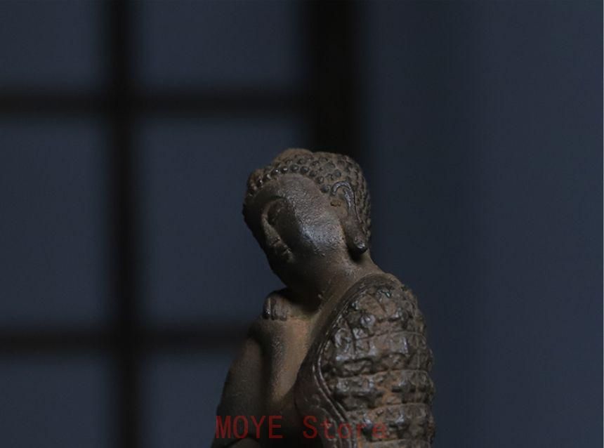 鉄器 鉄仏 釈迦睡仏 工芸品 美術品 置物gy1216 - メルカリ