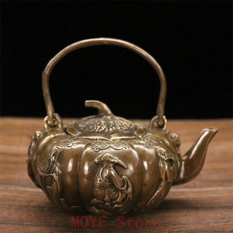 かぼちゃ急須 装飾品 置物gy 1216