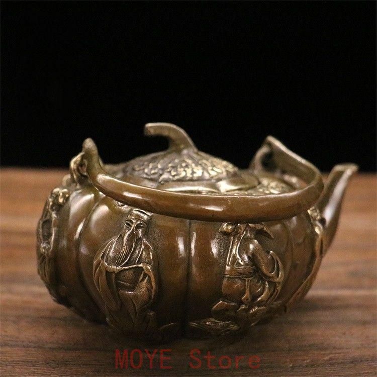 かぼちゃ急須 装飾品 置物gy 1216