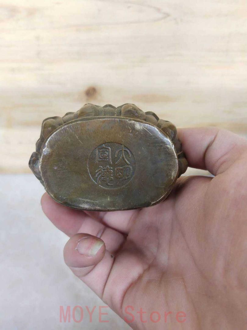 仏教美術 背もたれ坐蓮観音 仏像 銅製 銅器gy1216 - メルカリ