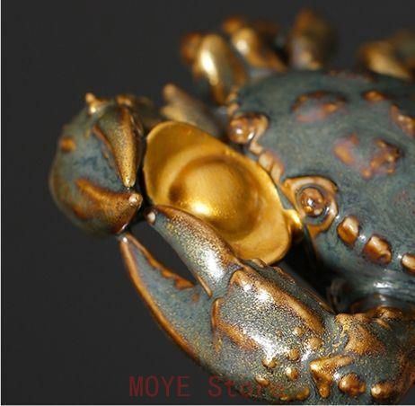 茶道具 香道具 蓋置 置物 カニ 陶磁器 装飾品 現代工芸品美術品 置物