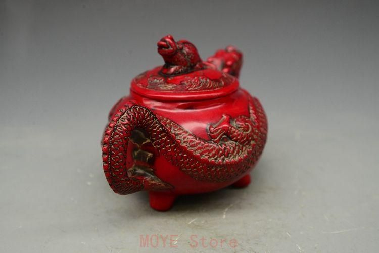 竜の壺を彫るの 装飾品 置物gy 1216
