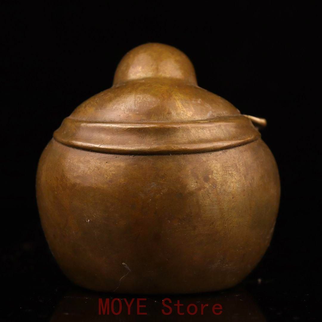 弥勒仏 置物 銅製 工芸品 美術品 置物gy1216 - メルカリ