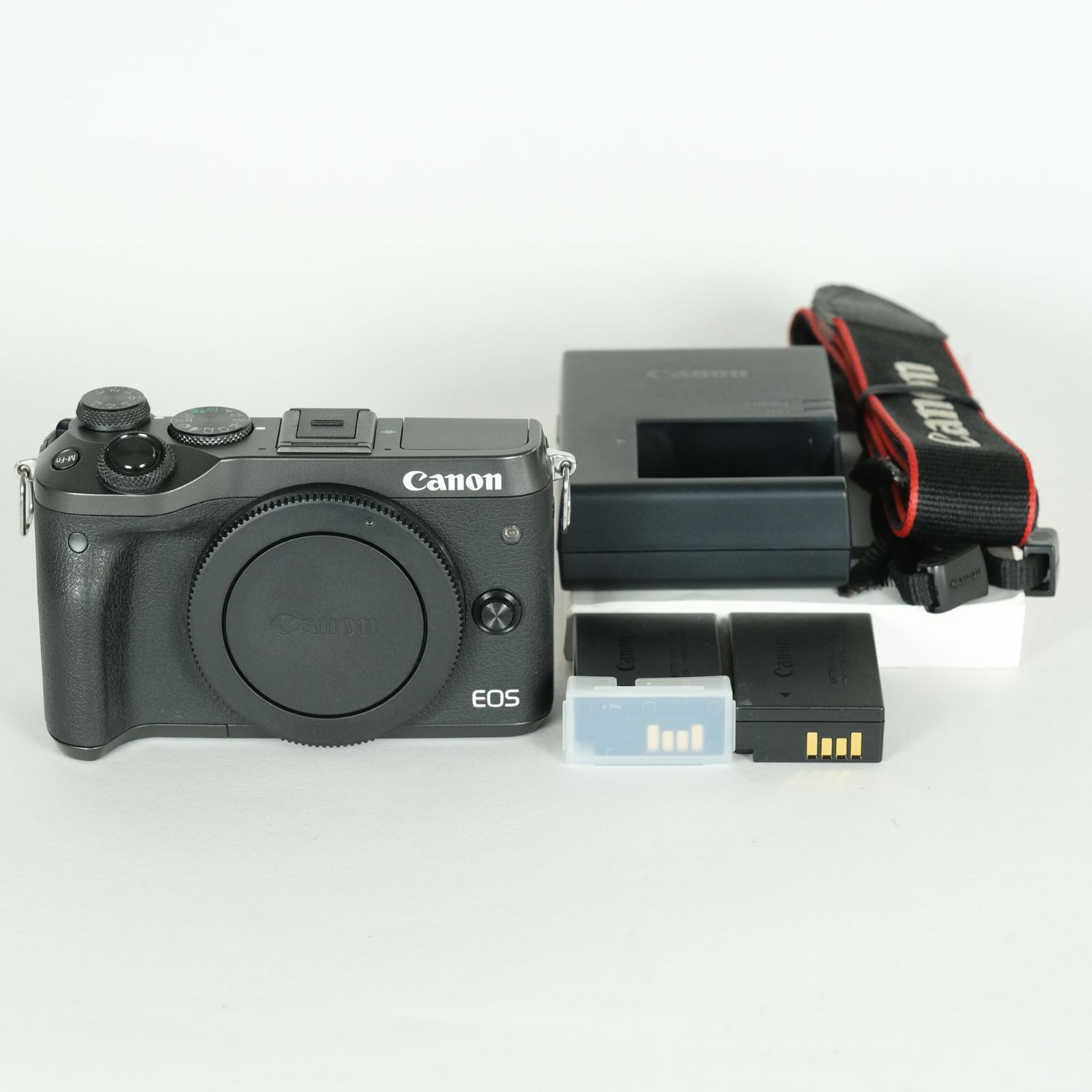 良品 | バッテリー2個付] Canon EOS M6 [ボディ ブラック] | Canon EF