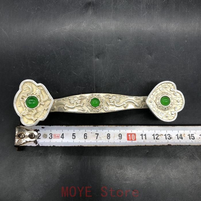 大清 乾隆 双龍戯珠如意 装飾品 現代工芸品美術品 置物gy1216 - メルカリ