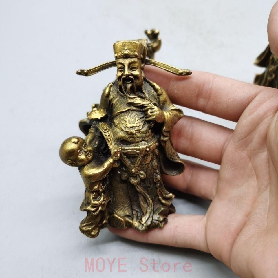 銅器 銅製品 鎮宅辟邪 開運風水 招財 福禄寿三つ星 置物 工芸品 装飾