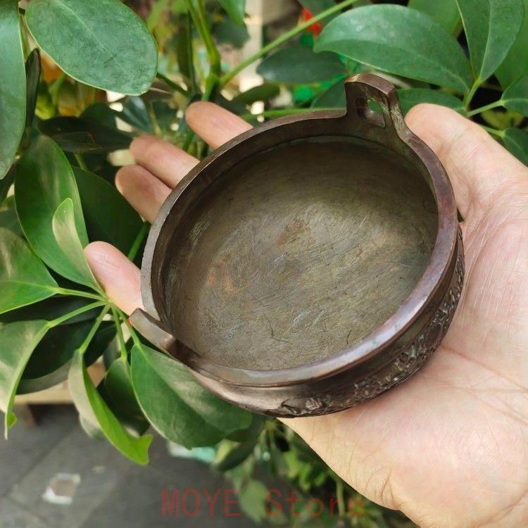 三本足 彫花鼎 香炉 香道具 工芸品 美術品 置物gy1216 - メルカリ