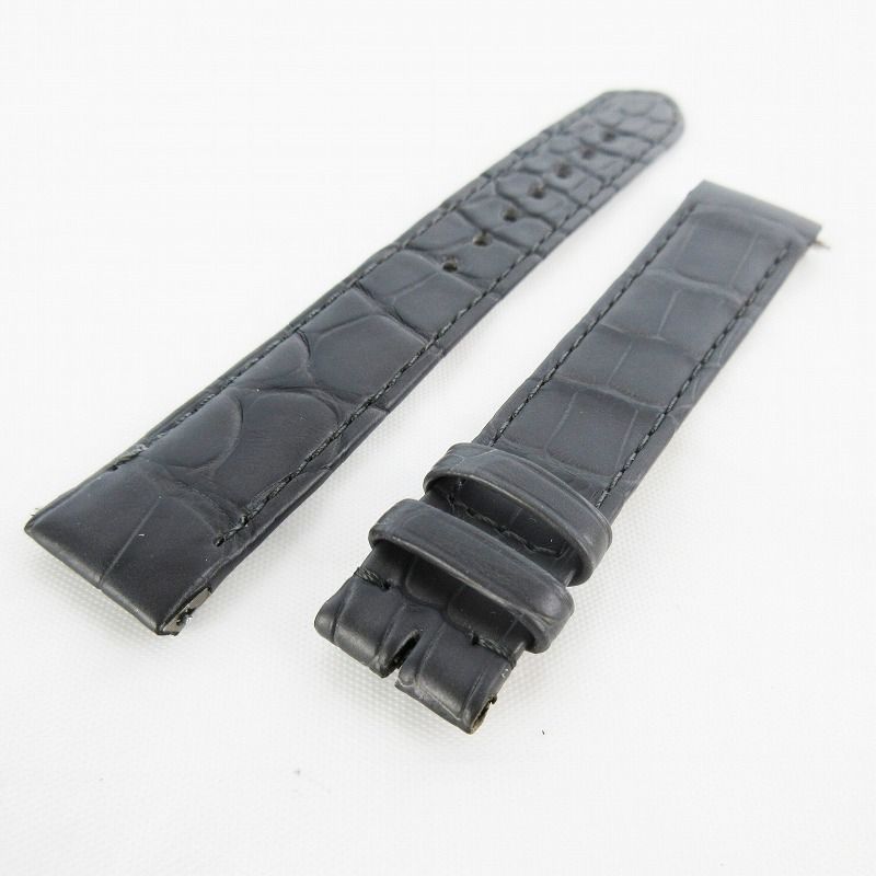 カルティエ Cartier 純正 革ベルト 腕時計 アリゲーター レザー バンド