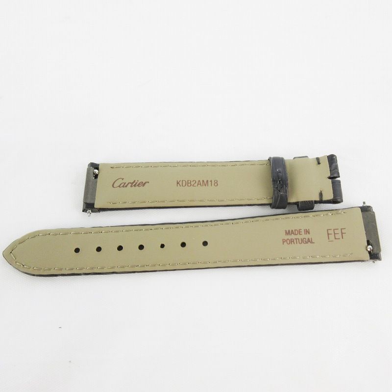 Cartier カルティエ タンク用 革ベルト＆バックル 金具付属品